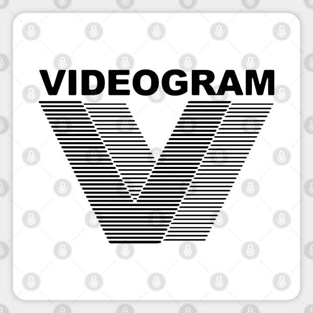 Vestron Video Xerox Logo (black) Magnet by Videogram